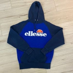 Ellesse Taliamento Hoodie in blue and navy men’s size large L